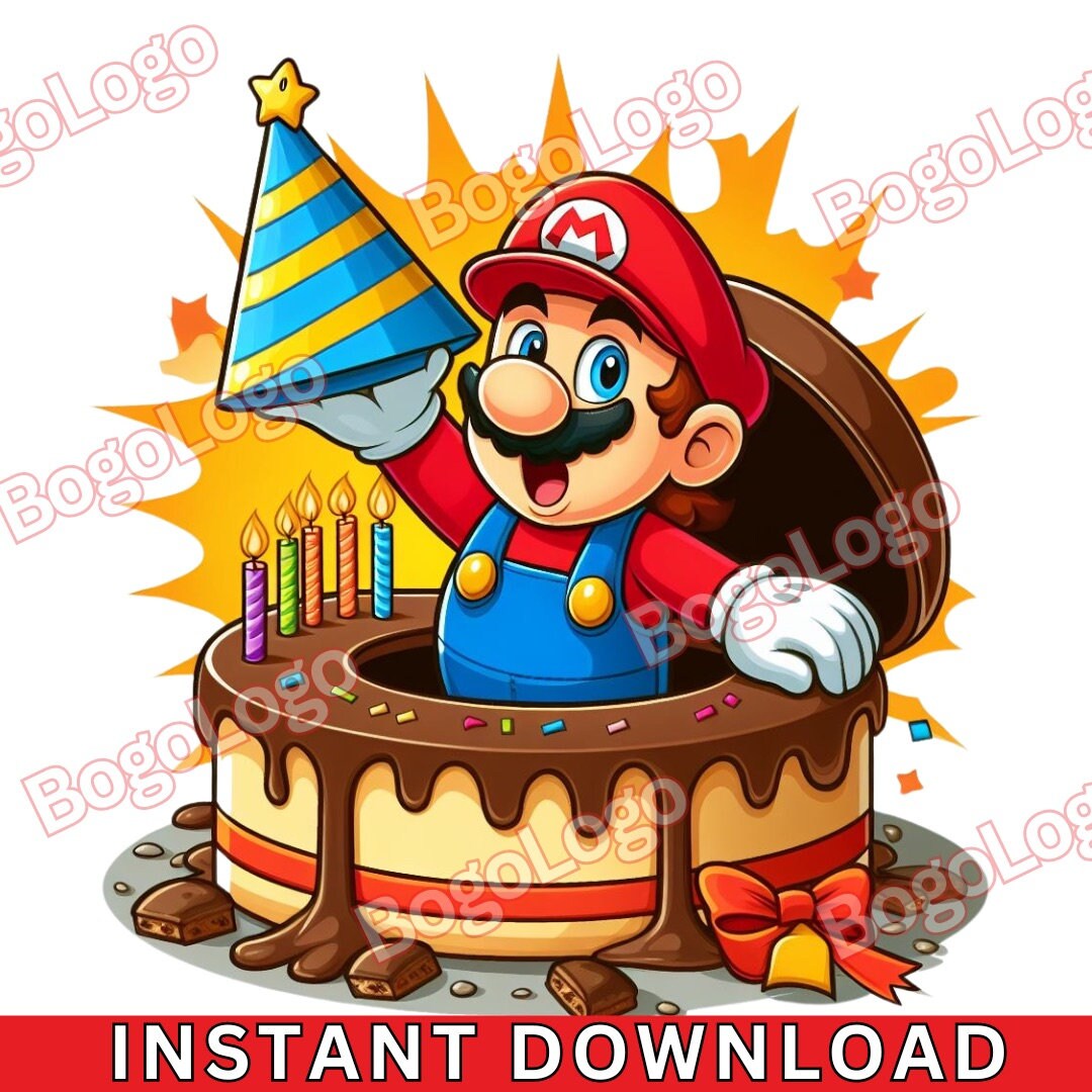 Lustiges Mario Geburtstag PNG Mario Geburtstag Mario PNG Alles Gute zum