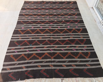 Tuskish Wintage Rugs,8 x 11,6 ft, turkish rug,oushak rug,custom size rug,vintage carpet,old rugs,bohemian rugs,home decoration,Rare rug