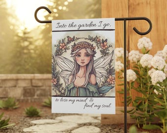 Into the Garden Sign | Fairy Garden Banner