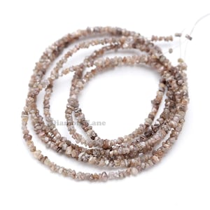 Champagne Diamond Bead 2- 3 mm Raw Rough Champagne Diamond Bead Natural Sparkling Rough Champagne Diamond Bead Personalized Jewelry