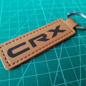 Llavero CRX - Cuero grabado a láser - Llavero CR-X