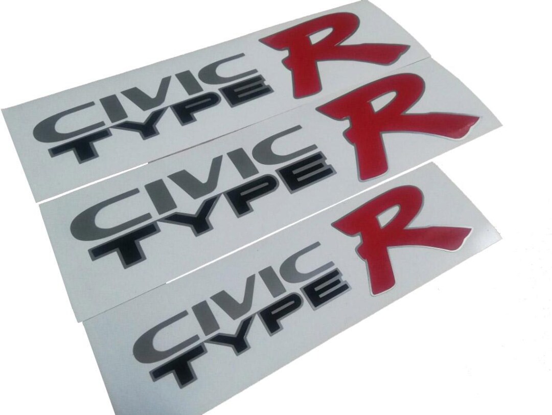 Type R Ek9 Sticker Aftermarket Side Decal/stickers - Fits Civic EK EK9 Type R - Fits 96-00 ...