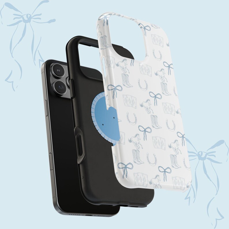 Western Mag Safe Phone Cases, Country Phone Case, Farmhouse Decor, Gift for Equestrians, Unique Cowgirl Style, Durable Phone Protection image 5