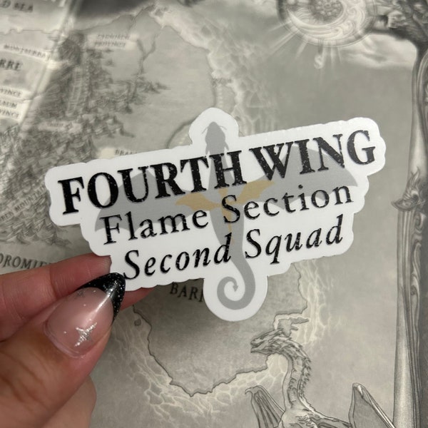 Fourth Wing Inspired Squad Sticker