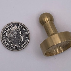 Close up Magic Trick Coin Thru Hand - Hand Made from Solid Brass - Deluxe Quality Magic Trick