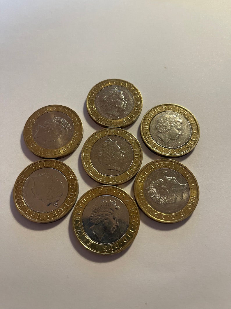 Double Sided Coin 2 Pound Version Two Pound Coin With Heads on Both