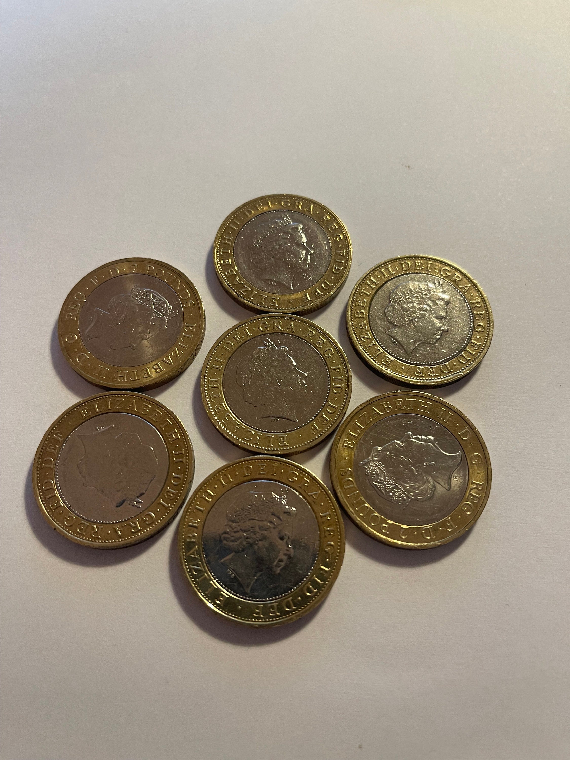 Double Sided Coin 2 Pound Version Two Pound Coin With Heads on Both