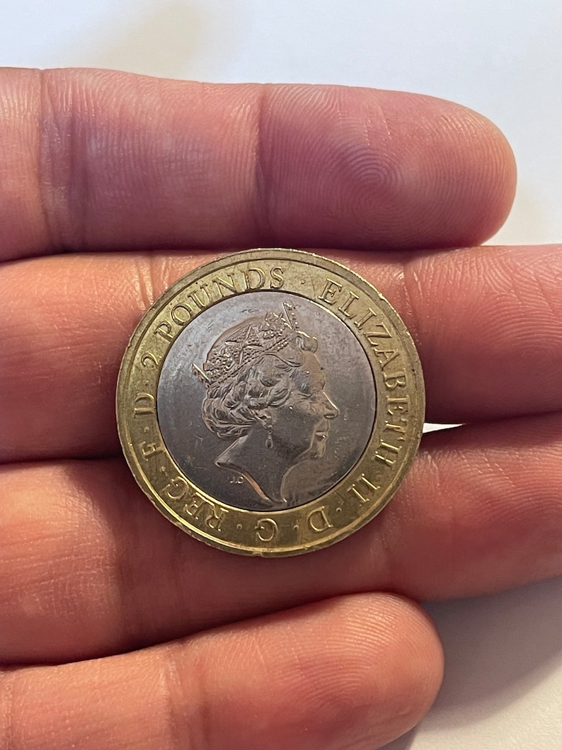 Double Sided Coin 2 Pound Version Two Pound Coin With Heads on Both