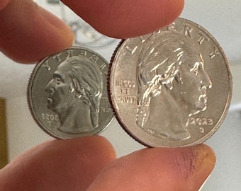 Double Sided US Quarter 25c Coin - Heads on both sided - same sided coin - Toss Winner - Novelty Coin - dated 2022/23
