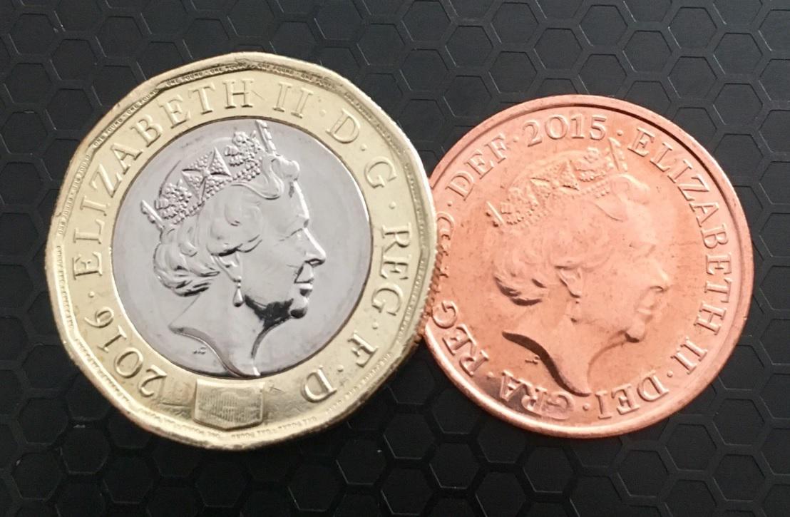 マジックトリックコイン ユニークなポンドとペニー - 消えるコインマジック - 手作りのクローズアップマジックコイン。 - Etsy 日本