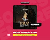 Rap Sample Pack – Pray – Digital Download, Vintage WAV Loops, Royalty Free, Music Producer