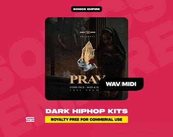 Rap Sample Pack – Pray – Digital Download, Vintage WAV Loops, Royalty Free, Music Producer