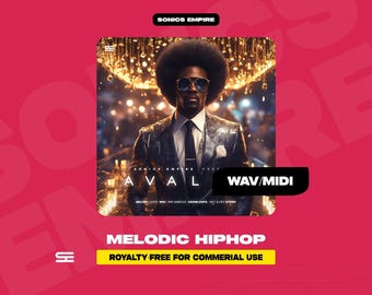 Paquete de muestras de trap - Avalon / Stems WAV, MIDI y bucles de batería sin regalías para productores musicales