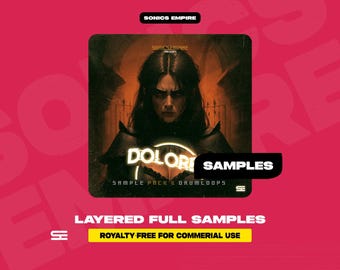 Paquete de muestras de hip hop - Dolores Dark Trap Loops (sin regalías)