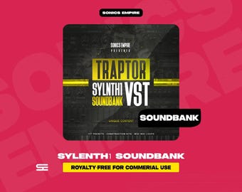 Traptor Sylenth1 Trap Soundbank - 77 preajustes, kits de construcción