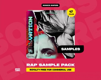Paquete de muestras de trap soul, "Salvation", 44 bucles WAV para beatmakers y productores musicales