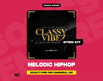 Paquete de muestra de hip hop "Classy Vibez" / Descarga de música digital con archivos Midi y Wav.