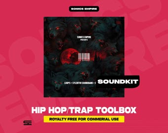 Kit de batería HD Savage Trap Hip Hop / Preajustes Sylenth1, sin regalías