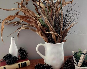 Natural Fall Decorators Bundle | 6 Natural Elements Included | Dried Botanicals and Pinecones