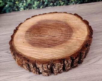 Black Walnut Wood Slice | 10" Live Edge Cookie | Rustic Centerpiece