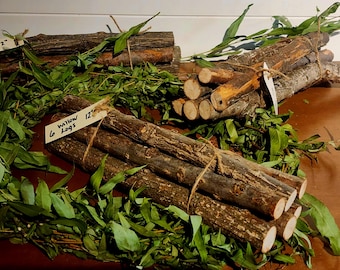 Dried Willow Log Bundles | 6 Per Bundle | 12" Long & Approx 1" Diameter