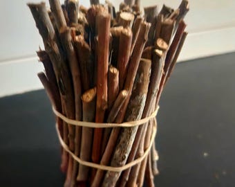 Dried Willow Sticks Bundle | Assorted 2-5" Rustic Crafting Wood