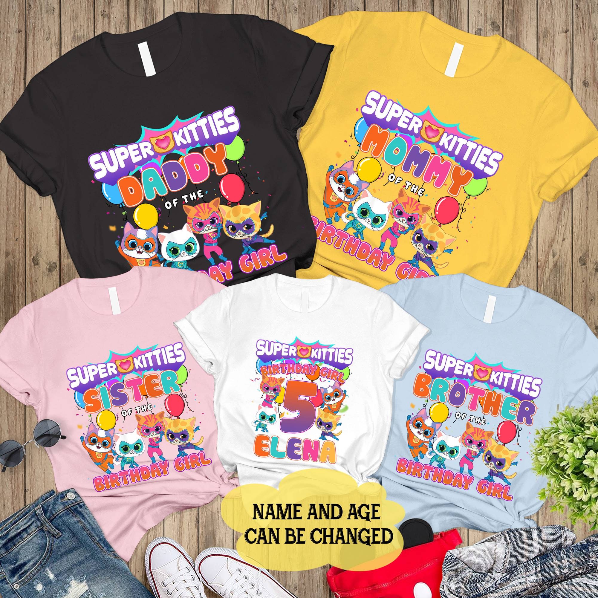 Super Kitties Costume Shirt Superkitties Pounce Custom Halloween Unisex  T-Shirt - AnniversaryTrending