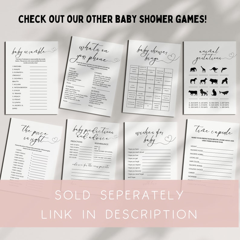 baby shower game for baby's first abc coloring book for guests to color in a page and keepsake for the baby