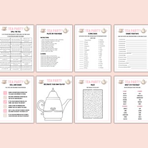 Tea Party Games | Tea Party Games Adults Kids Toddler | Tea Party ...