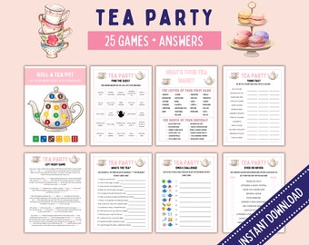Tea Party Candy Dice Tea Party Games Tea Party Games Adults Kids ...