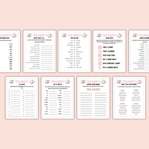 Tea Party Games | Tea Party Games Adults Kids Toddler | Tea Party ...