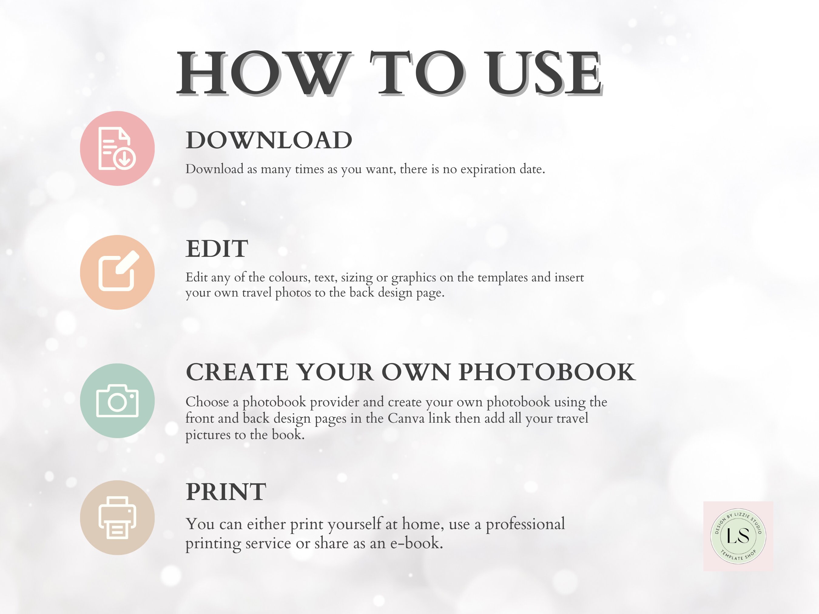 15 Travel Print Photo Book Template Customizable Coffee Book Table