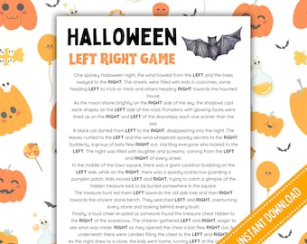 Left Right Halloween Printable | Halloween Left Right Game | Pass the ...