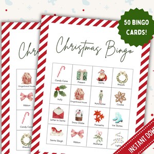 Christmas Bingo | Printable Christmas Bingo | Holiday Bingo | Christmas Bingo Cards | Christmas Bingo Game | Christmas Party Games