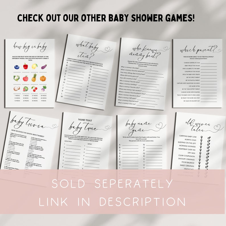 baby shower game for baby's first abc coloring book for guests to color in a page and keepsake for the baby