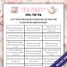 Spill the Tea Game | Tea Party Games Printable | Tea Party Activities ...