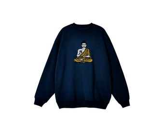 Lord Buddha Sweat Shirt - (embroidered)