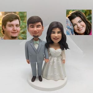 Custom couple bobble heads，wedding anniversary gift for couple，50th anniversary gifts for couples，anniversary gifts for couple，bobblehead