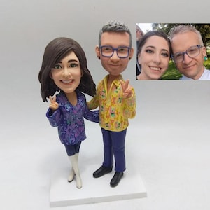 Figura de pastel de bodas, adornos de pastel de bodas de anime, adornos de pastel de bodas personalizados, adornos de pastel de bodas de Lego personalizados, figuras de pareja de arcilla