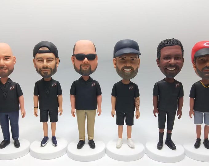 Personalized Coach Bobblehead, Custom Sports Gift for Basketball, Soccer, Football Coaches
