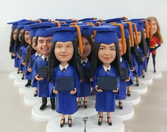 Graduation Bobbleheads for Boys, College Graduations Gift to Him, Personalized Gifts for Guys