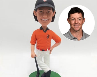 Benutzerdefinierte Golf Bobblehead, personalisierte Golf Geschenke für ihn, einzigartige Golf Geschenke für ihn, benutzerdefinierte Boss Geschenke für Golfliebhaber, Geschenke für Golfer Männer