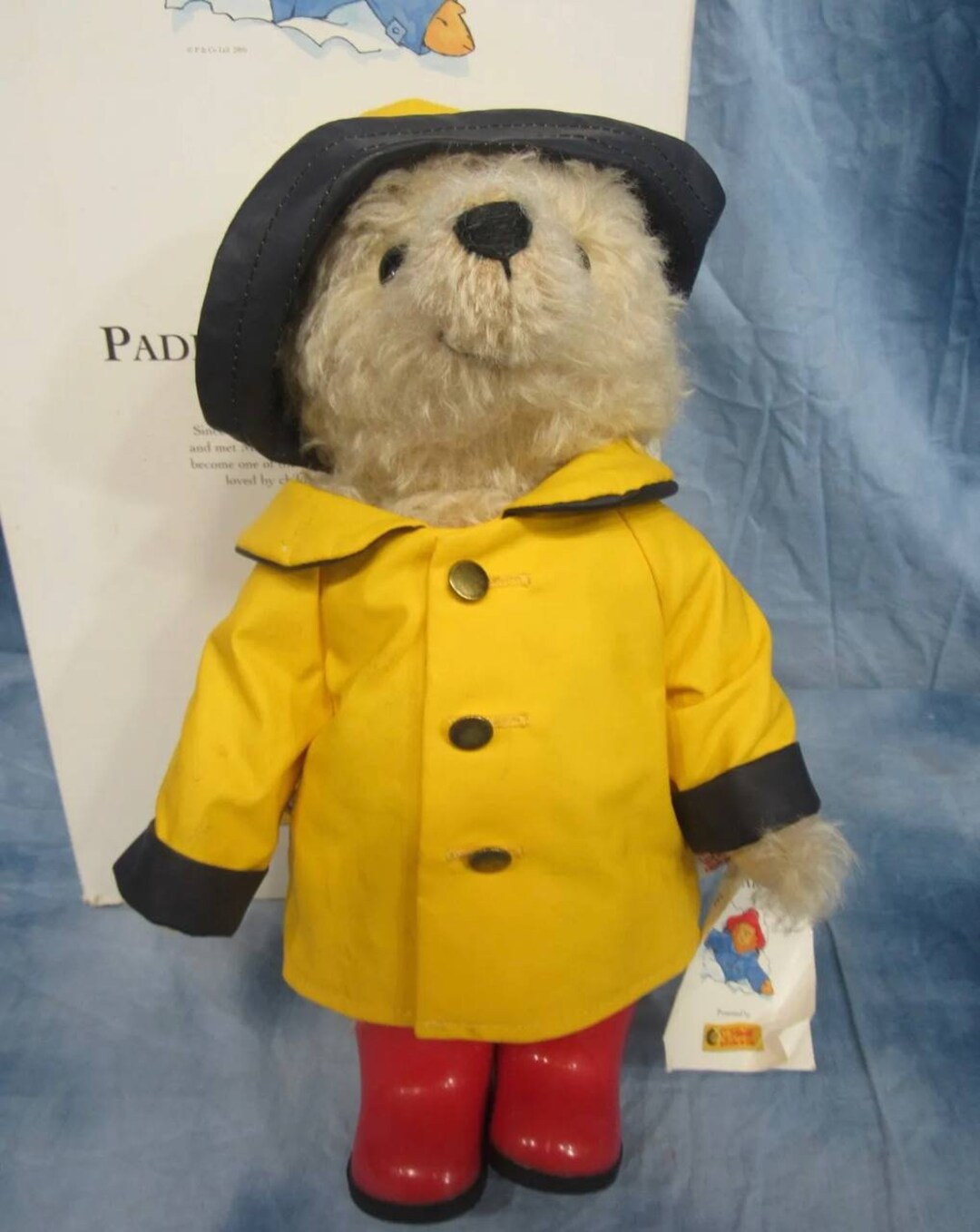 Steiff Paddington Bear Yellow Rain Coat and Hat Red Boots Etsy
