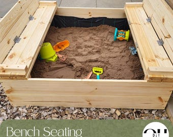 Digital Plan: Covered Sandpit with Bench Seats
