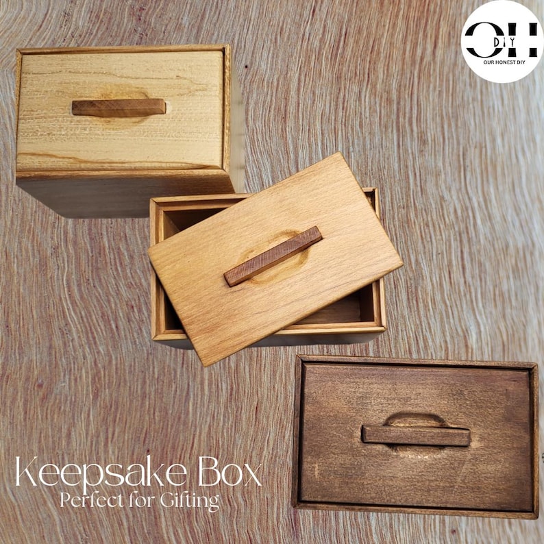 Diy Wooden Keepsake Box Plan Mitered Corners Continuous Grain