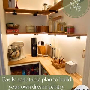 Digital plan: DIY Pantry