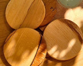 Spalted Beech Wood Drinks Coaster | Coffee, Tea, Wine, Whisky, Coasters | Wedding, New Home, Anniversary, Wedding Gift, Father&#39;s Day
