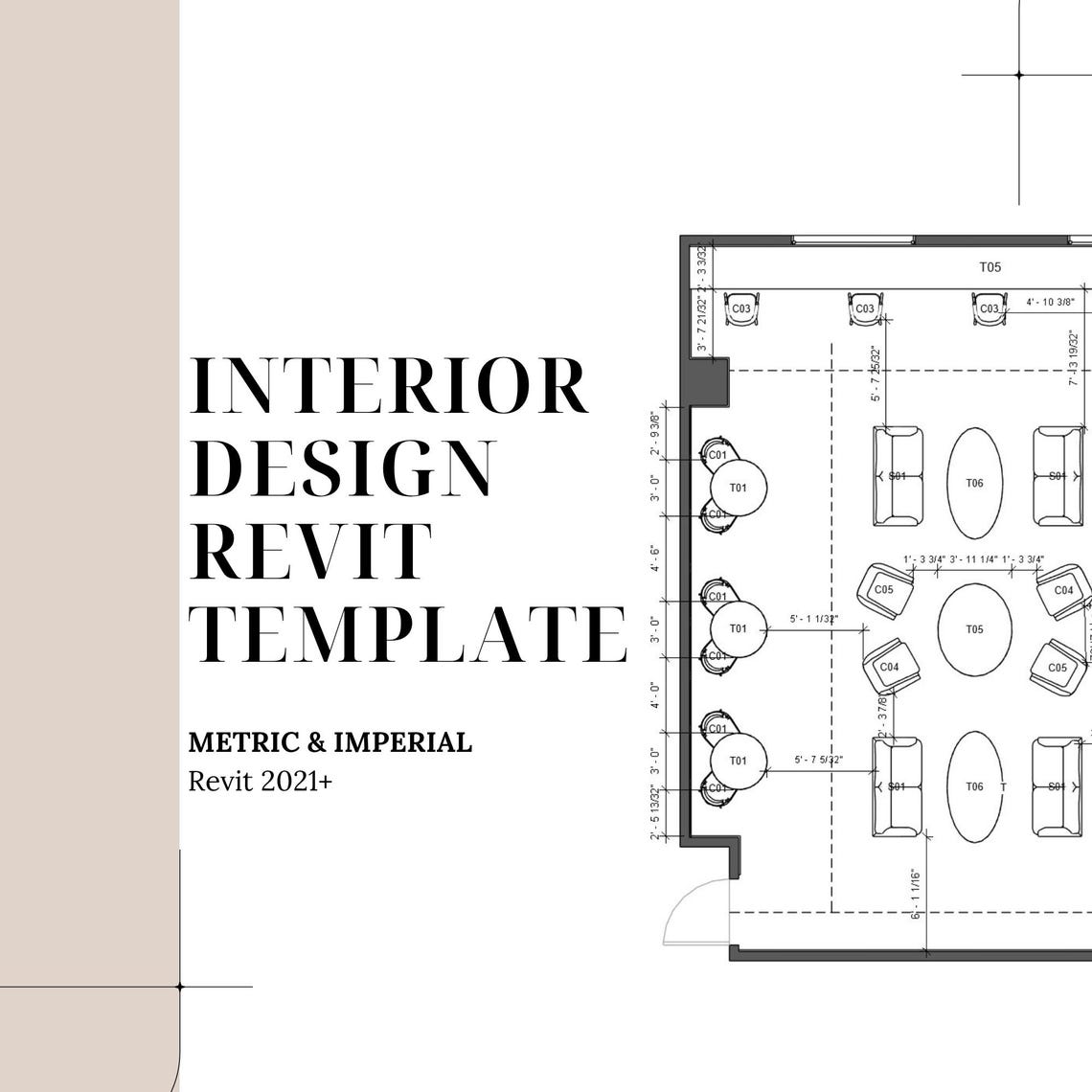 Pattern Metrecal Rvt Design Revit Interior Design Template | Metric - Imperial | Existing ...