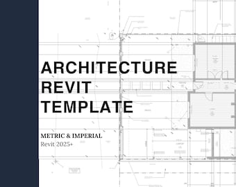 Revit Architecture Template - Professional Office Standard | Metric - Imperial | Revit 2025+