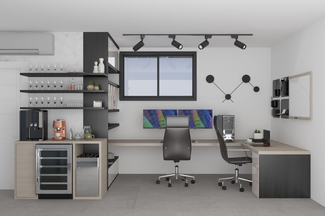3D Office Interior Design | Custom Workspace Plan & Rendering (digital ...